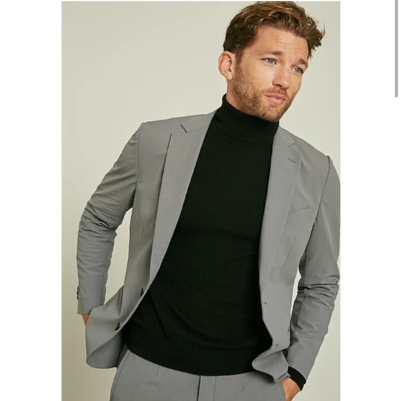 NEW Sene Sz 44 R Gray Soho Flex Tech Sport Coat Unstructured Blazer Travel Work - Picture 1 of 14